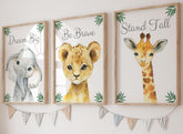 Eviepops Prints baby safari giraffe 8x10 poster for playful nursery decor