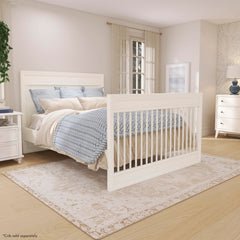 evolur bed rails conversion setup shows sturdy support for growing kids