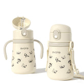 Evorie leak-proof vacuum insulated bottle top view shows temperature retention for hot or cold drinks