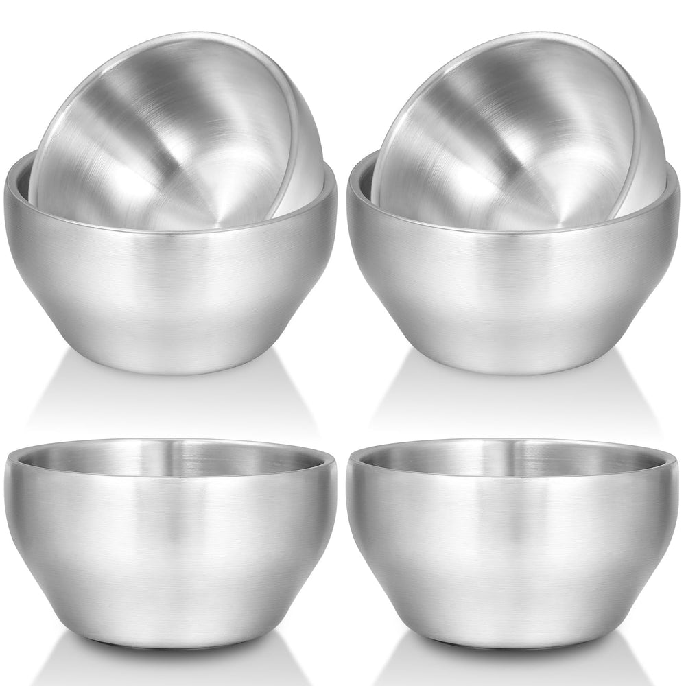 EWFEN SUS304 kids bowls set-6-piece shown for durable, child-friendly mealtimes.