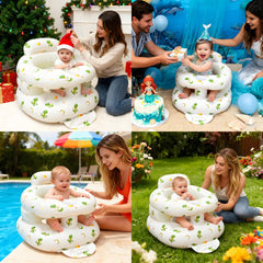 EXBEPE sit-me-up seat safety features headrest close-up for protected support.