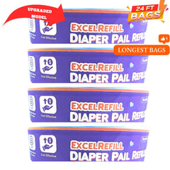 ExcelRefill 24ft bags with cassette design fit most pails