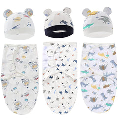 Exemaba astronaut swaddle wrap shows soft cotton for gentle newborn comfort