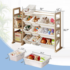 EXPERLAM Toy Storage Organizer rounded edges promote safer kids’ rooms