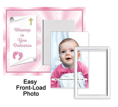 Expressly Yours! Photo Expressions frame shows 8.25x7 size for 3.5x5 or trimmed 4x6 photos.