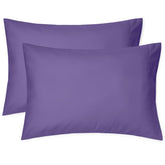 EXQ Home toddler pillowcase 13x18 deep purple with soft microfiber for travel comfort.