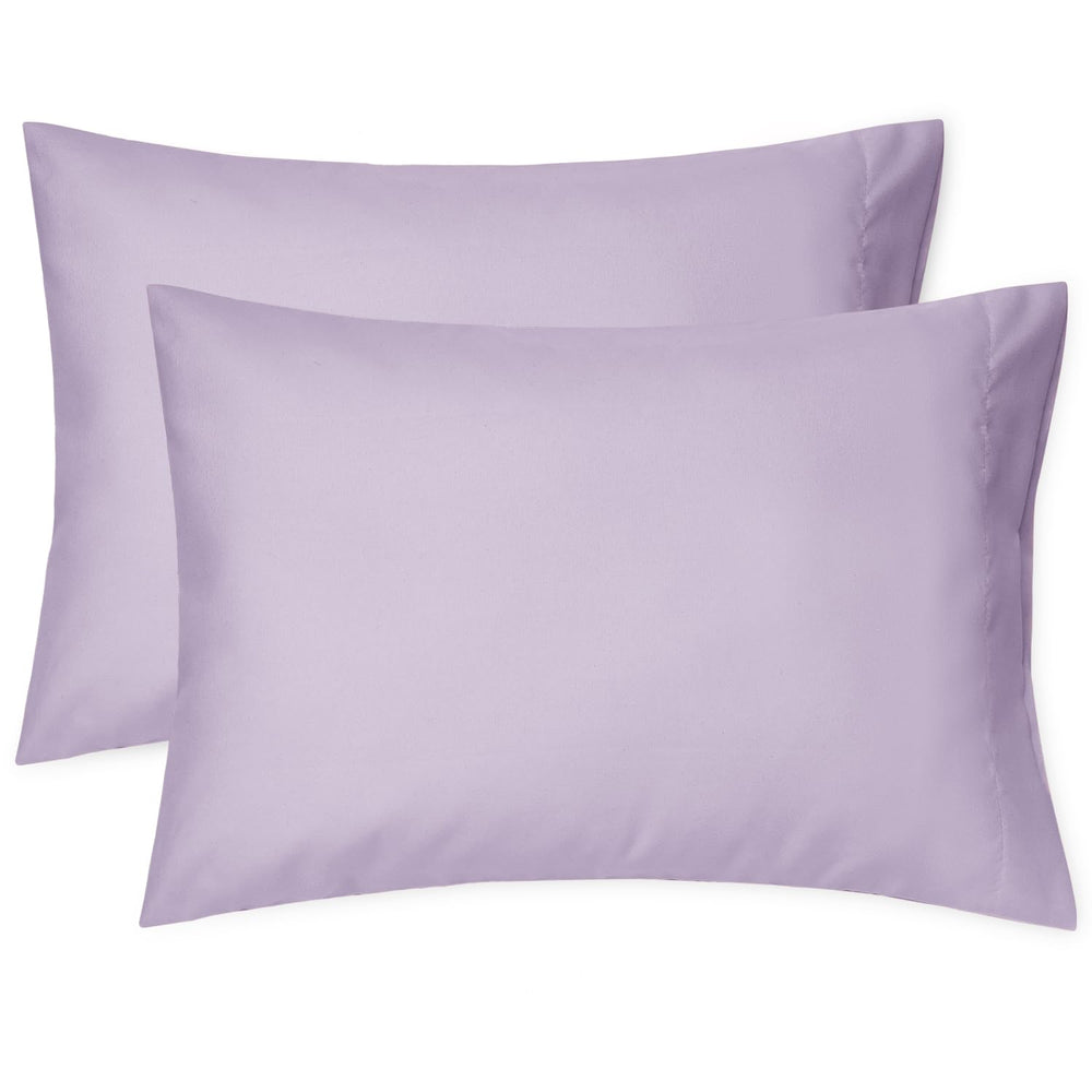 EXQ Home toddler pillowcase 13x18 lavender, soft microfiber, ideal for travel and kids.