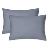 EXQ Home toddler pillowcase blue grey with zipper for secure fit