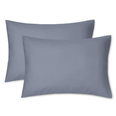 EXQ Home toddler pillowcase blue grey with zipper for secure fit