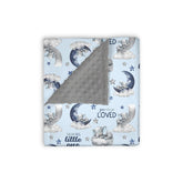 EyMzcod mink baby blanket with elephant pattern provides cozy sleep