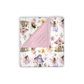 EyMzcod mink baby blanket pink offers ultra-soft warmth for cozy naps.
