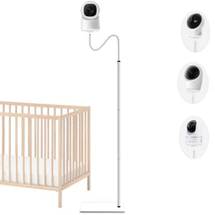 EYSAFT baby monitor floor stand assembly demonstrates quick, tool-free setup for crib monitoring.