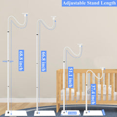 EYSAFT non-slip-base keeps the monitor steady on nursery surfaces.