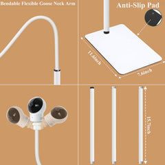 EYSAFT metal-arm detail highlights sturdy construction for stable camera positioning.