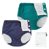 EZ Moms swim diapers size 2 bundle pack provides secure, leak-free pool time.