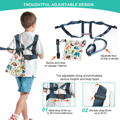 EZ4UVOY adjustable shoulder straps demonstrate quick dressing during outings.