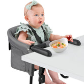 Ezebaby hook-on high chair table clip securely attaches to tables for stable meals.