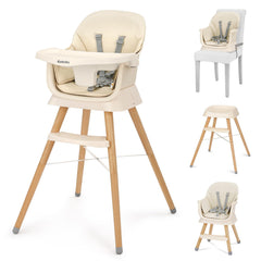 Ezebaby Portable High Chair full setup for feeding and growing toddlers.