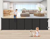 EZIGO upgrade 150-inch gate spans full width for wide openings and safer play areas.