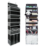 EZVERY door hanging storage with three bins enables quick nursery organization.