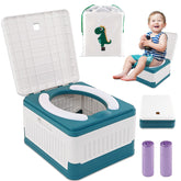 Fabulas portable potty folded compact for easy travel storage