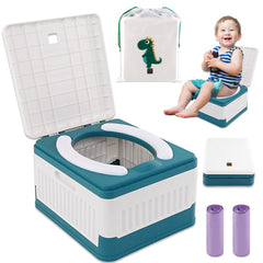 Fabulas portable potty folded compact for easy travel storage