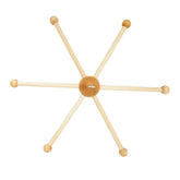 Faddare baby wooden mobile hanger assembly enables quick, clutter-free nursery setup.