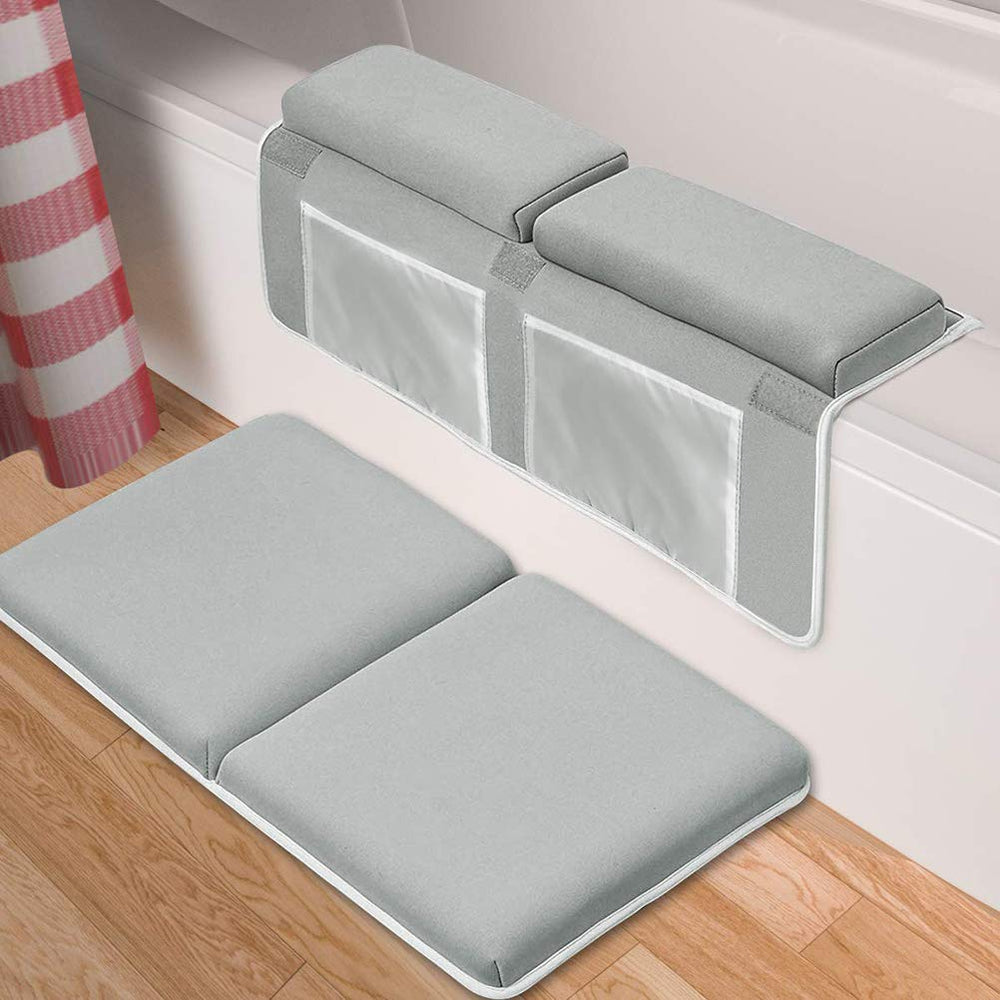 Fafeicy kneeler pad elbow-support foam closeup showing plush cushioning for baths