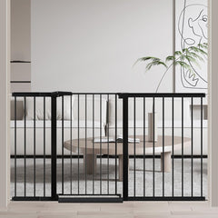 Fairy Baby 38-inch extra tall gate installed in doorway for safer play