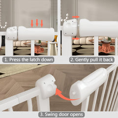 Fairy Baby double-locking handle closeup highlights secure one-handed operation