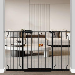 Fairy Baby extra wide gate extended to 48-53 inches for large openings.