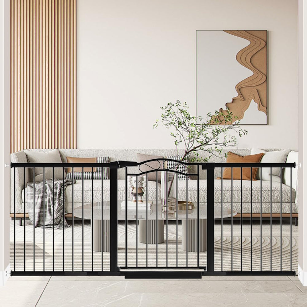 Fairy Baby extra-wide gate fits 76-81 inches for wide openings.