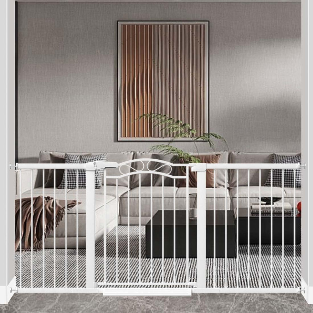 Fairy Baby extra-wide gate setup shows versatile width for large openings