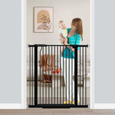 Fairy Baby gate with 40.5-inch height provides tall barrier for active toddlers and pets.