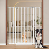 Fairy Baby gate tall 51.18-inch barrier keeps toddlers safe at doorways.