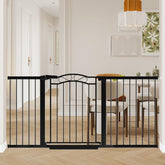 Fairy Baby gate wide 65-68 inch setup for hallways fits openings easily.