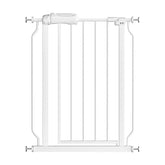 Fairy Baby narrow gate closed in white fits 27-29 inch openings for safe doorways