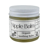 Faith and Grace Organics Nourish Nipple Balm jar closeup for nursing-ready moisture.