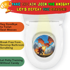 Faivykyd potty target bathroom-mess-reduction reduces bathroom splashes for easier cleanup.