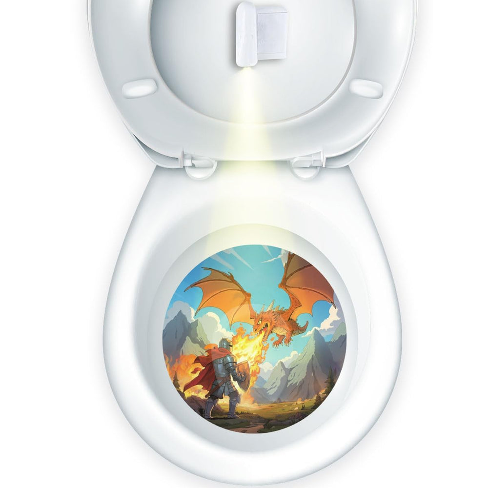 Faivykyd potty target dragon glow lights up potty time to boost focus and fun.