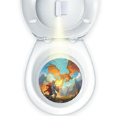 Faivykyd potty target dragon glow lights up potty time to boost focus and fun.