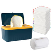 FAMOPLAY 54-pack flannel baby wipes with soft texture for gentle daily use