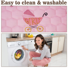 FAMOPLAY machine-washable label indicates easy cleanup after spills.
