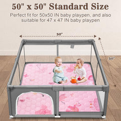 FAMOPLAY non-slip bottom demonstrates reliable traction for confident crawling sessions.