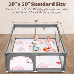 FAMOPLAY Folded play mat demonstrates portable design