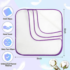 FAMOPLAY washable reusable wipes with laundry bag for easy machine washing.