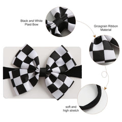 Fancheer racing-theme headband bow ideal for parties and portraits.