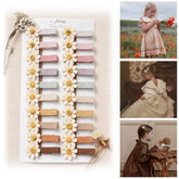 Fancy Clouds daisy hair clip close-up shows lifelike petals and lightweight comfort