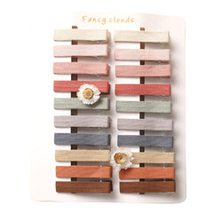 Fancy Clouds 2-inch fully lined hair clip with secure non-slip grip