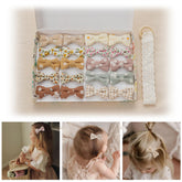 Fancy Clouds 20pc hair clips in neutral linen for versatile everyday looks.